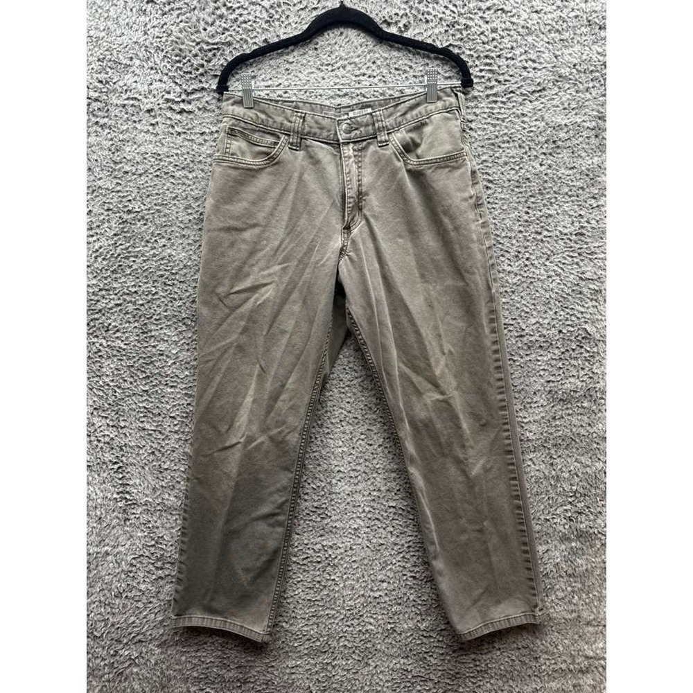 Carhartt Rugged Flex Relaxed Fit Canvas 5-Pocket Work Pant Gray Men Size 32 x 30